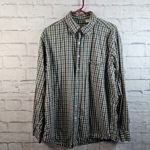 Resistol Men's Large Long Sleeve Button Down Western 100% Cotton